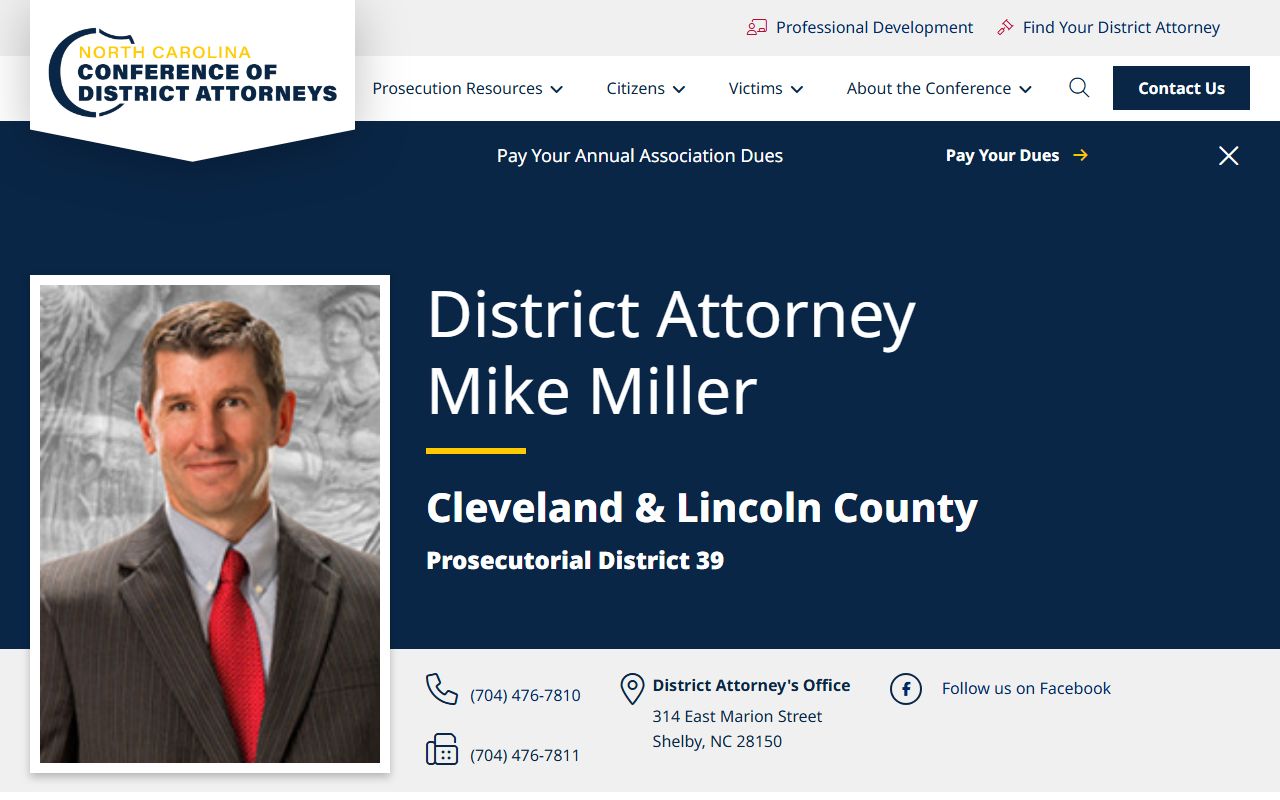Lincoln County court records after arrest District Attorney District 39